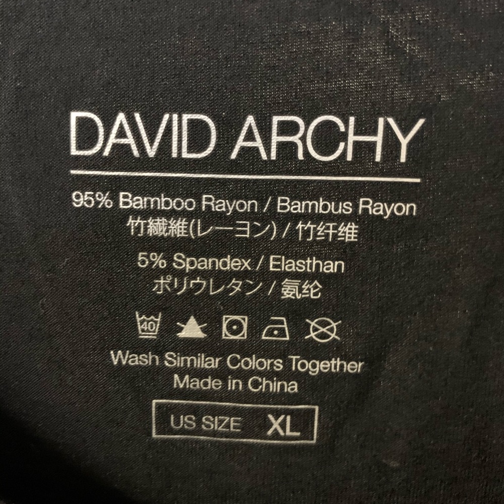 David Archy Undershirts 2 Pack